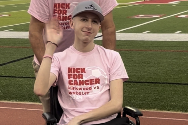 Devin Luetkemeyer, senior, was diagnosed with cancer a few days after Christmas 2023.